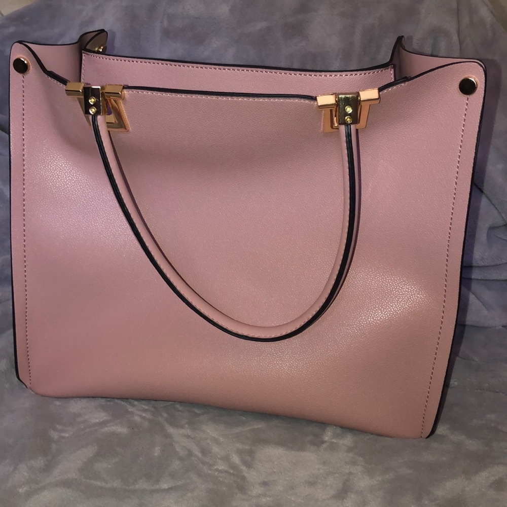 Pink hand bag
